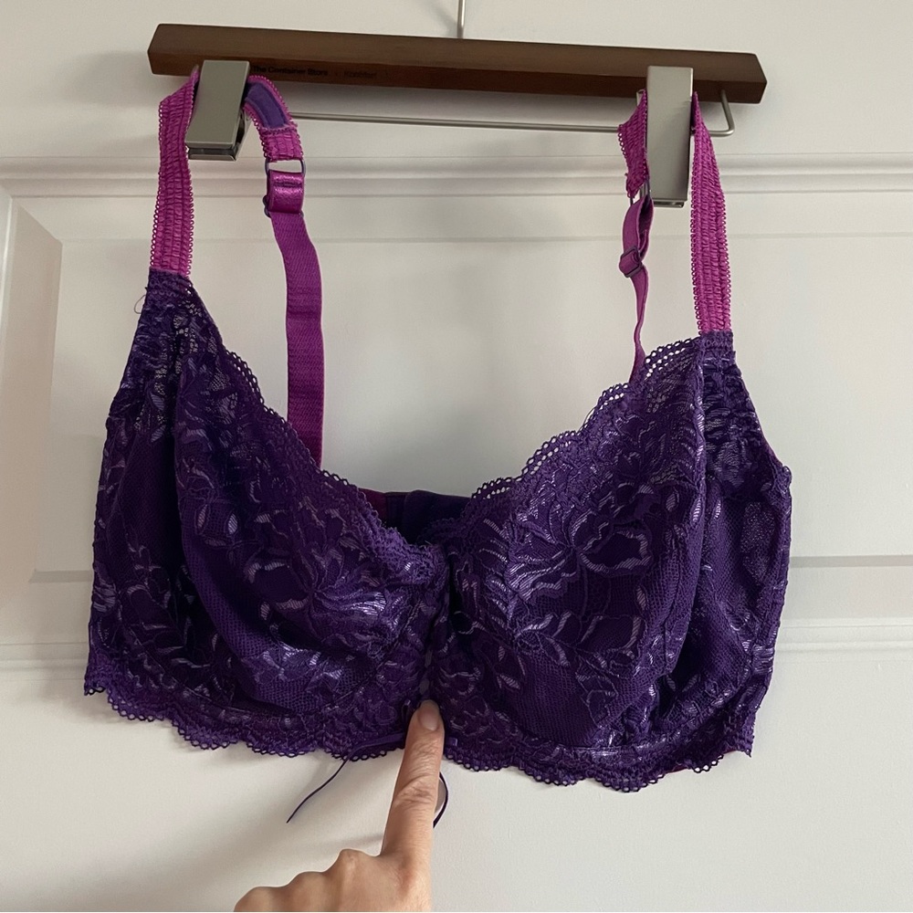 Fredericks of Hollywood Charlotte Lace Full Cup Bra 32F